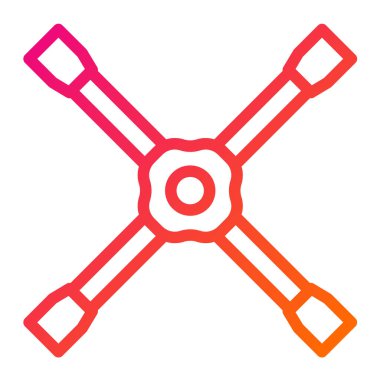 Sürükleyici Anahtarı Vektör Simgesi Tasarım İllüstrasyonu