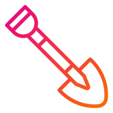 Kürek vektör ikonu tasarımı illüstrasyonu