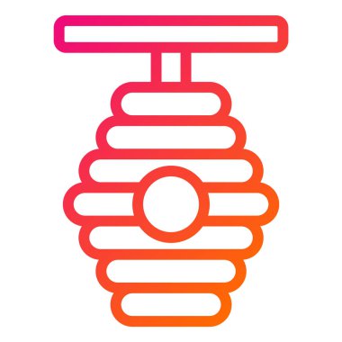 Arı Kovanı Vektör Simgesi Tasarım İllüstrasyonu