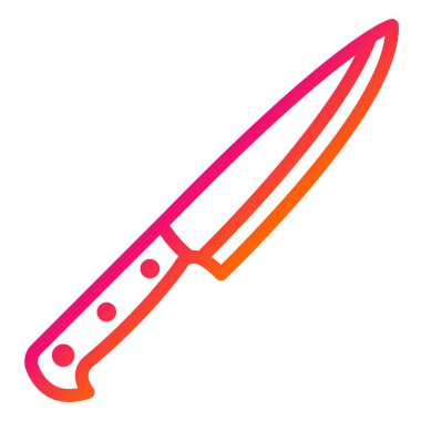 Bıçak Vektörü Simgesi Tasarım İllüstrasyonu