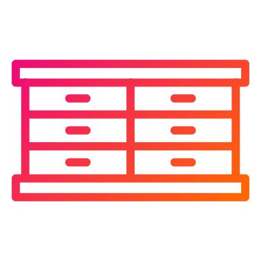 Kabine Vektörü Simgesi Tasarım İllüstrasyonu