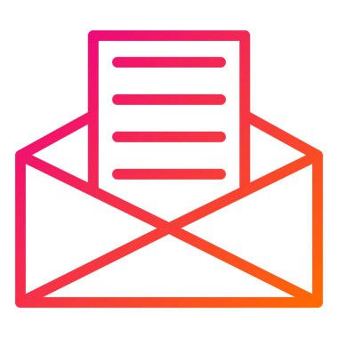 Harf Vektörü Simgesi Tasarım İllüstrasyonu