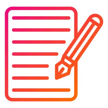 Kaligrafi Vektör Simgesi Tasarım İllüstrasyonu