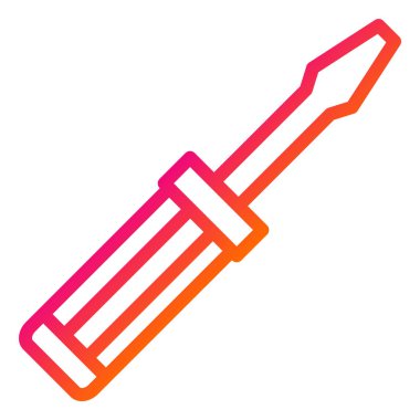 Tornavida Vektör Simgesi Tasarım İllüstrasyonu