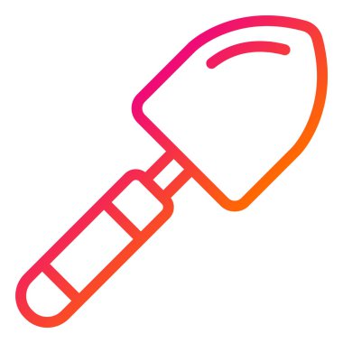 Trowel Vektör Simgesi Tasarım İllüstrasyonu