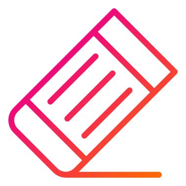 Silgi Vektörü Simgesi Tasarım İllüstrasyonu