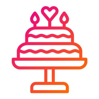 Pasta Vektörü Simgesi Tasarımı Çizimi