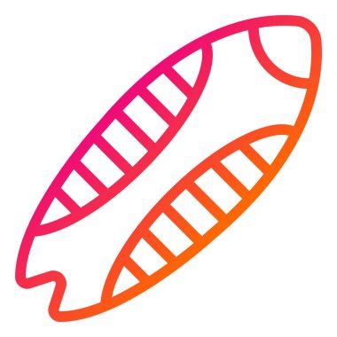 Bodyboard Vektör Simgesi Tasarım İllüstrasyonu