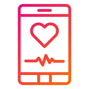 Telefon Vektörü Simgesi Tasarım İllüstrasyonu