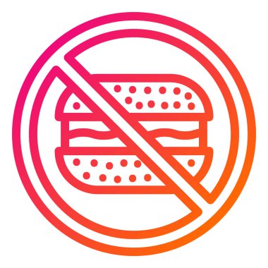 Gıda Vektörü Simgesi Tasarımı Çizimi Yok