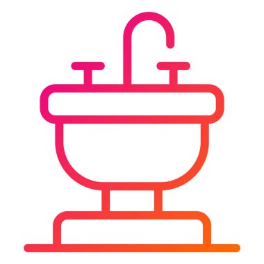 Batık Vektörü Simgesi Tasarım Çizimi