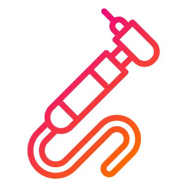 Diş Matkabı Vektör Simgesi Tasarım İllüstrasyonu