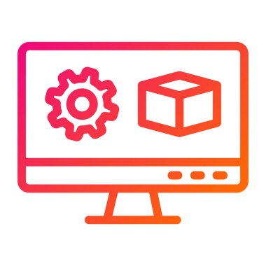 Ürün Vektörü Simgesi Tasarım İllüstrasyonu