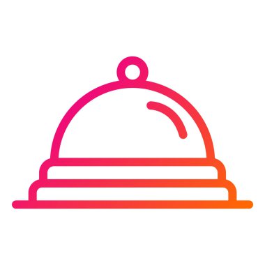 Gıda Tepsisi Vektör Simgesi Tasarım İllüstrasyonu