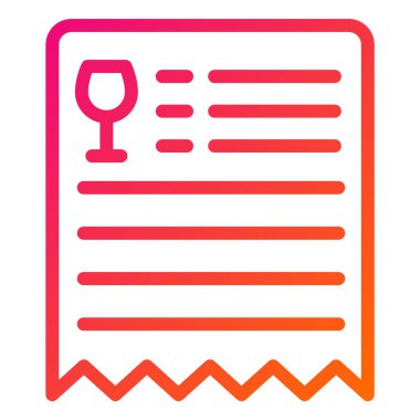 Bill Vector Simgesi Tasarım İllüstrasyonu