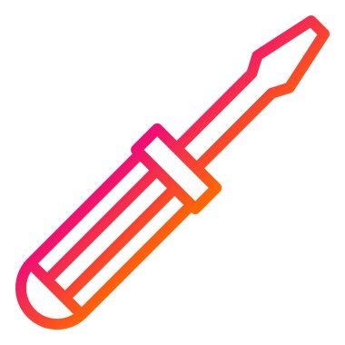 Tornavida Vektör Simgesi Tasarım İllüstrasyonu