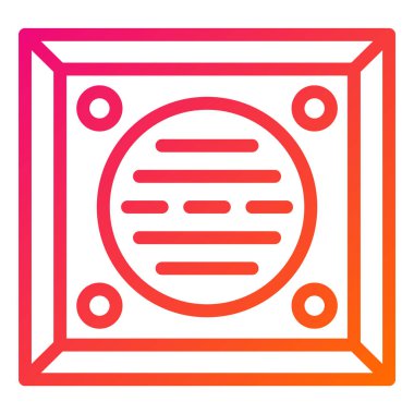 Boşaltma Vektörü Simgesi Tasarım İllüstrasyonu