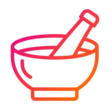 Bowl Vektör Simgesi Tasarım İllüstrasyonu