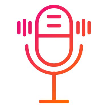 Mikrofon Vektör Simgesi Tasarım Resmini Etkinleştir