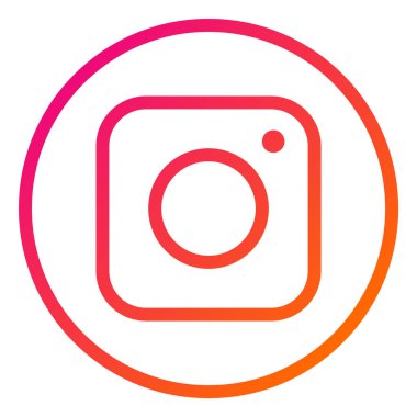 Instagram Vektör Simgesi Tasarım İllüstrasyonu