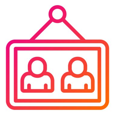 Peyzaj Vektörü Simgesi Tasarım İllüstrasyonu