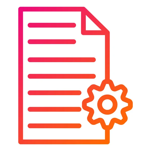 Süreç Vektörü Simgesi Tasarım İllüstrasyonu