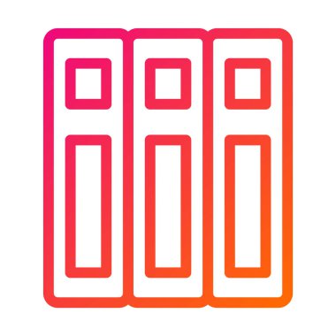 Arşivler Vektör Simgesi Tasarım İllüstrasyonu