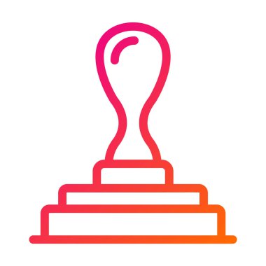 Lastik Damga Vektör Simgesi Tasarım İllüstrasyonu