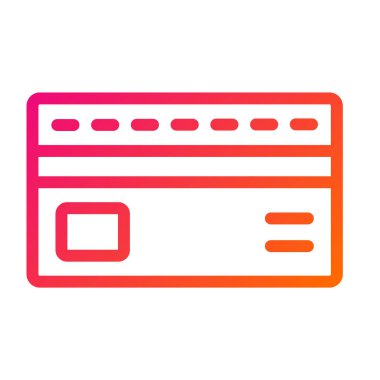 Kart Vektörü Simgesi Tasarım İllüstrasyonu