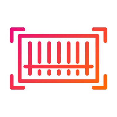 Ürün Kod Vektörü Simge Tasarımı İllüstrasyonu