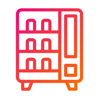 Satış Makinesi Vektör Simgesi Tasarım İllüstrasyonu