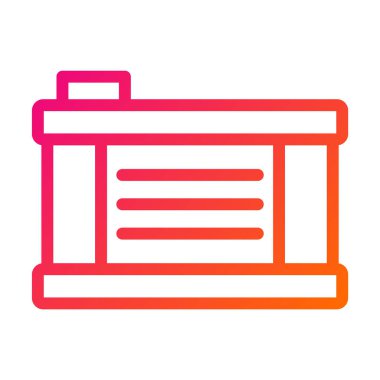 Konserve Gıda Vektörü Simgesi Tasarım Çizimi