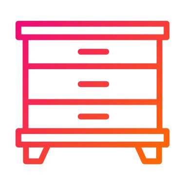 Kabine Vektörü Simgesi Tasarım İllüstrasyonu