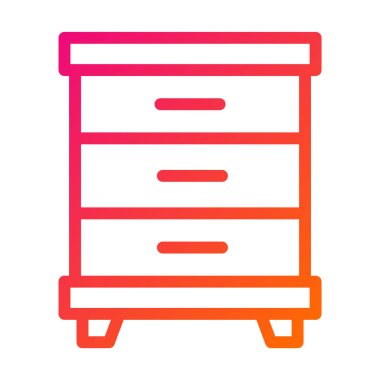 Kabine Vektörü Simgesi Tasarım İllüstrasyonu