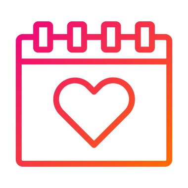 Takvim Vektörü Simgesi Tasarım İllüstrasyonu