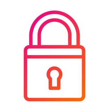 Padlock Vector Icon Design Illustration