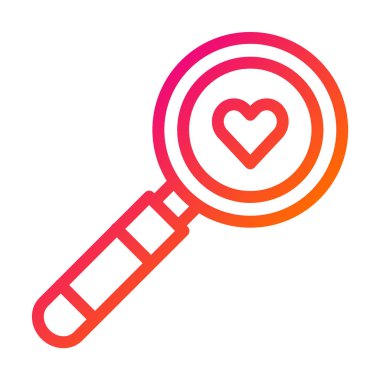 Arama Vektörü Simgesi Tasarım İllüstrasyonu