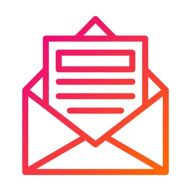 E- posta Vektör Simgesi Tasarım Resmini Aç