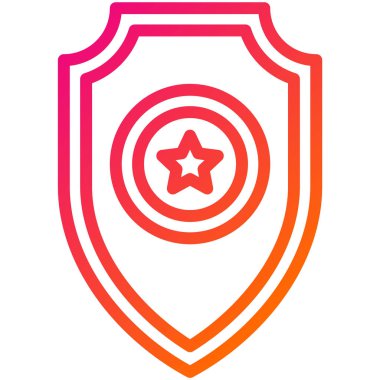 Kalkan Vektörü Simgesi Tasarım ResmiComment