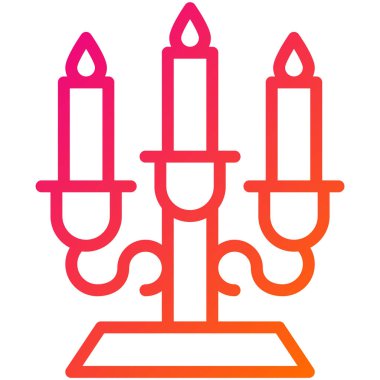 Mum Boyası Vektör Simgesi Tasarım İllüstrasyonu