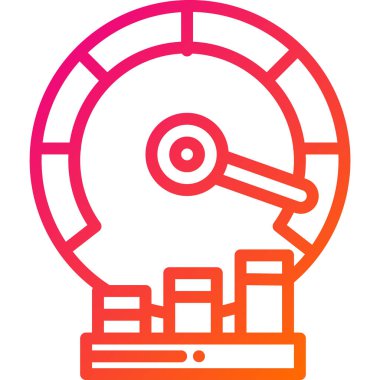 Hesurement Vektör Simgesi Tasarım İllüstrasyonu