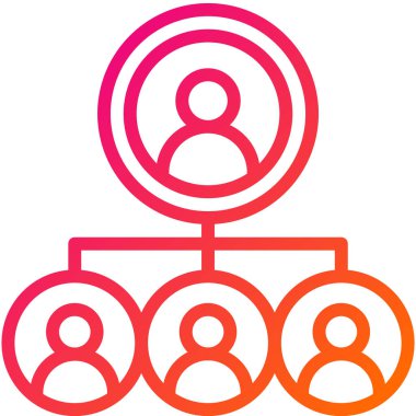 Çalışanlarla İlişki Vektörü Simge Tasarımı İllüstrasyonu