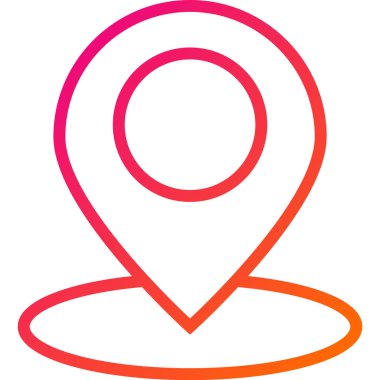 Gps Vektör Simgesi Tasarım İllüstrasyonu