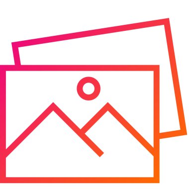 Fotoğraf Vektörü Simgesi Tasarım İllüstrasyonu