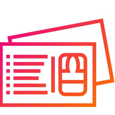 Kartpostal Vektörü Simge Tasarımı İllüstrasyonu