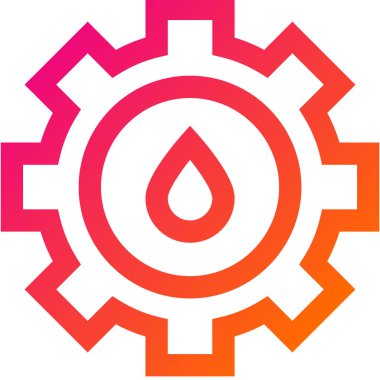 Yağ Yönetimi Vektör Simgesi Tasarım İllüstrasyonu