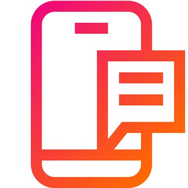 Mobil ileti Vektör Simgesi Tasarım ResmiComment