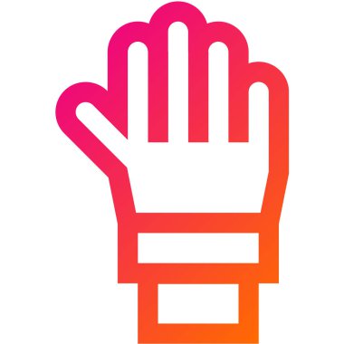 El Vektörü Simgesi Tasarım İllüstrasyonu