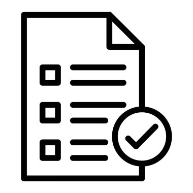 Belge Vektörü Simgesi Tasarım İllüstrasyonu