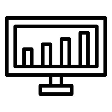 Analiz Vektörü Simgesi Tasarım İllüstrasyonu
